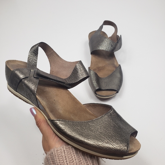 Dansko Shoes | Dansko Vera Pewter Nappasandal | Poshmark